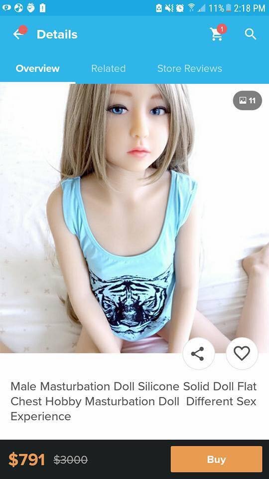 Child like sex dolls to promote pedophilia Steemit